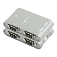 LogiLink USB 2.0 to 4-Port Serial Adapter - Serieller Adapter