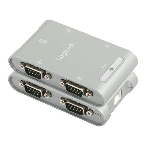 LogiLink USB 2.0 to 4-Port Serial Adapter - Serieller Adapter