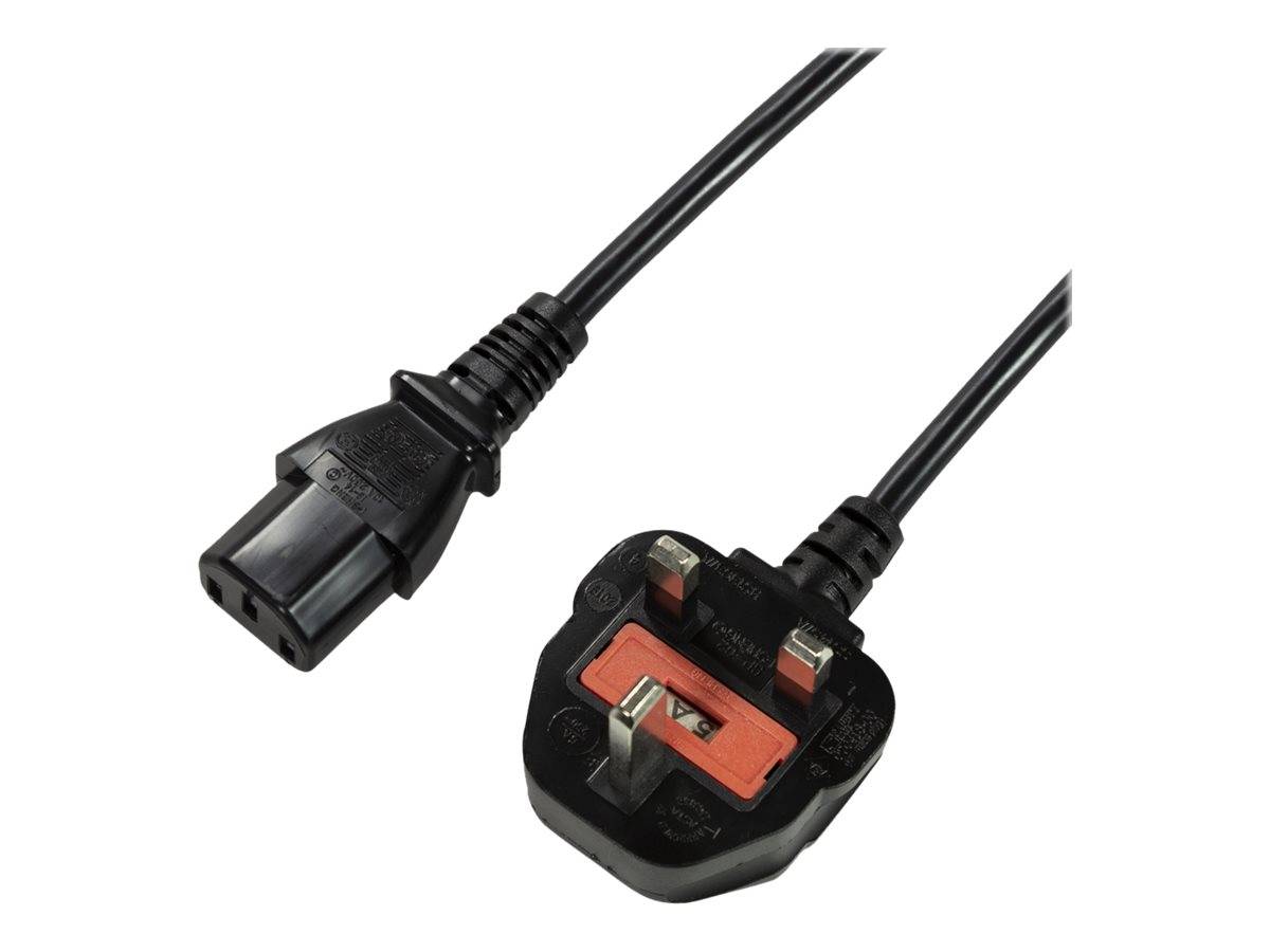 LogiLink - Stromkabel - BS 1363 (S) bis IEC 60320 C13