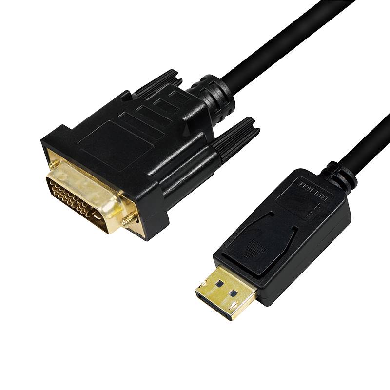 LogiLink - Adapterkabel - DisplayPort (M) eingerastet zu DVI-D (M)