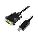 LogiLink - Adapterkabel - DisplayPort (M) eingerastet bis DVI-D (M)