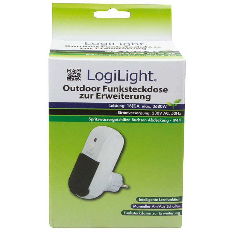 LogiLight Outdoor Funksteckdose 1er