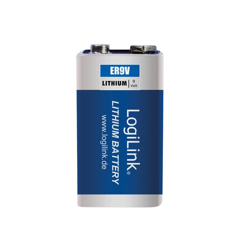 LogiLink Ultra Power ER9V Lithium Batterie, Block, 9V