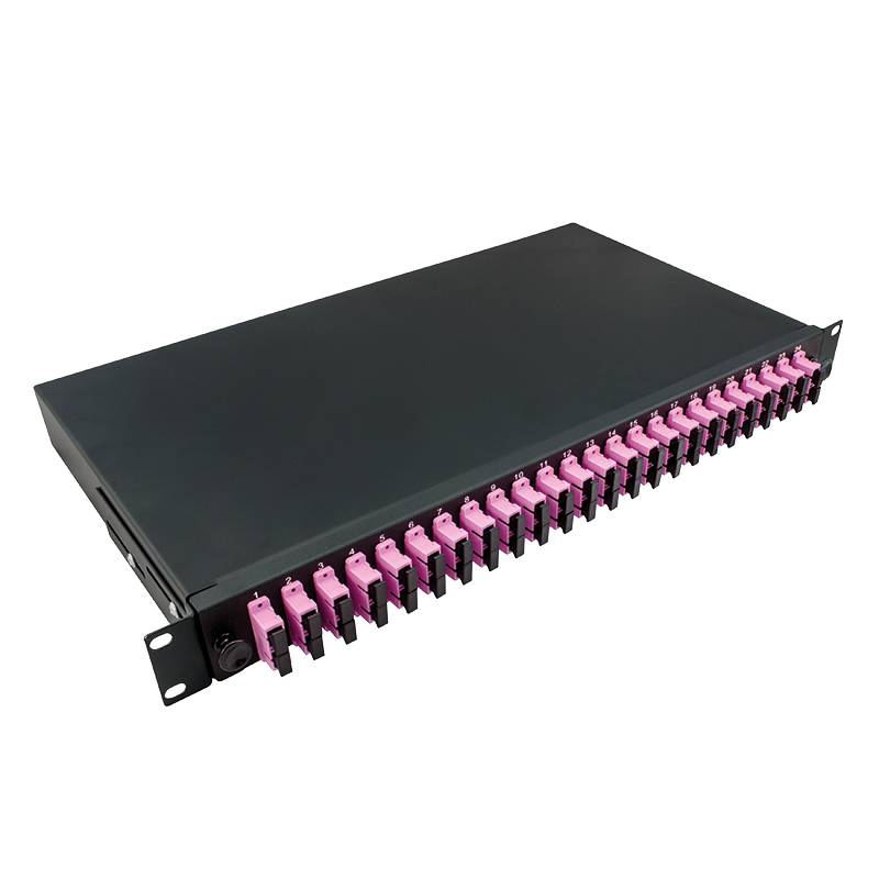 LogiLink 19Komplett bestückte Spleißboxen SC-DX 24 Port,OM4,sw