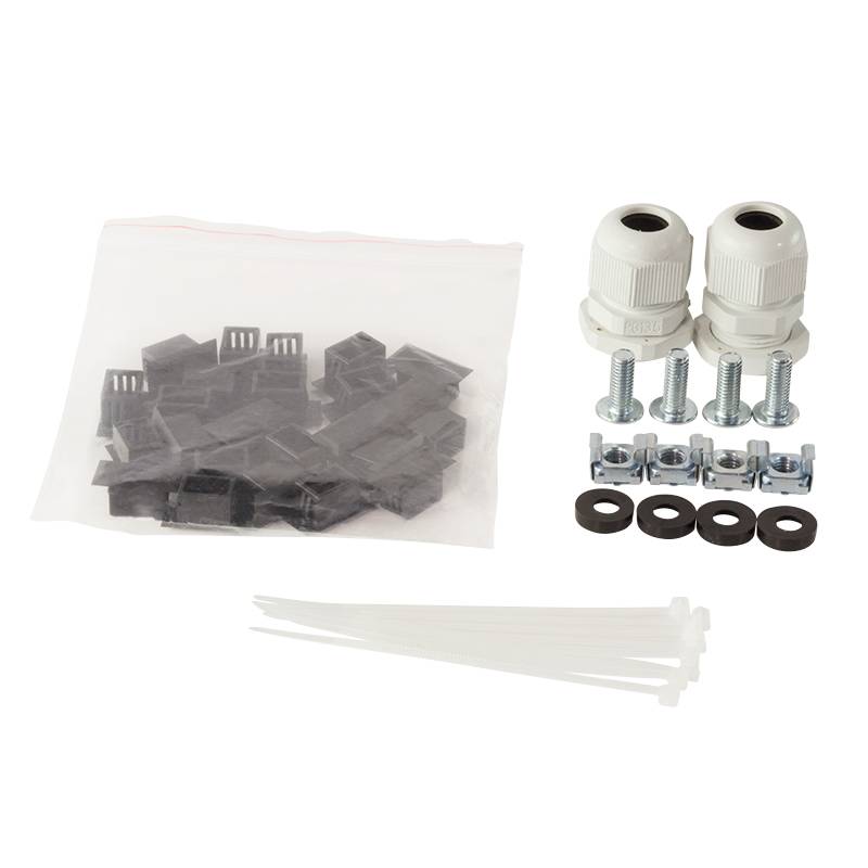 LogiLink - Glasfaser-Verteilerbox - Rack montierbar - Schwarz - 1U - 48.3 cm (19")