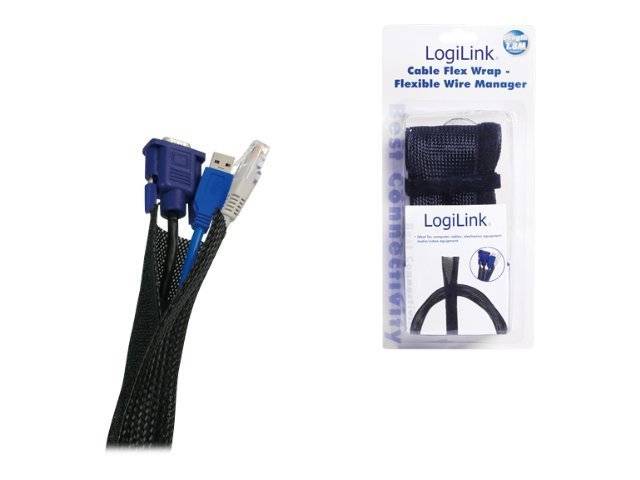 LogiLink Cable FlexWrap - Flexible Kabelleitung