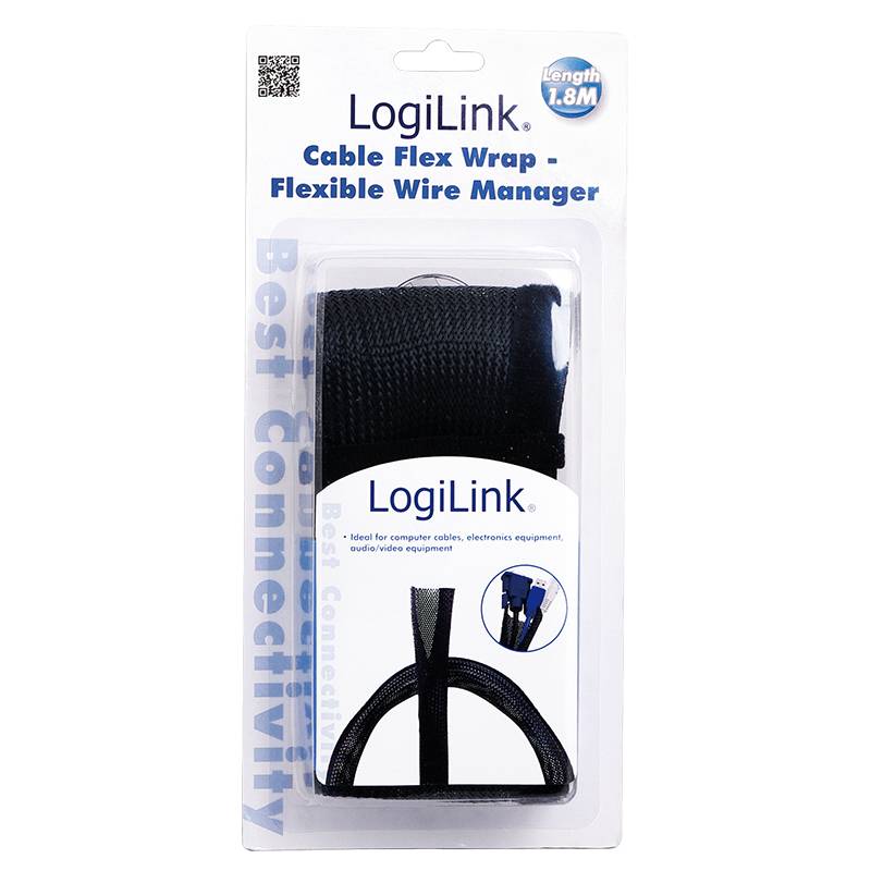 LogiLink Cable FlexWrap - Flexible Kabelleitung