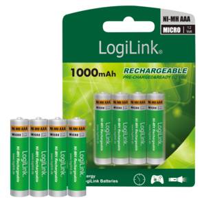 LogiLink - Batterie 4 x AAA - NiMH - (wiederaufladbar)