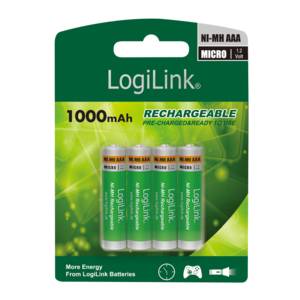 LogiLink - Batterie 4 x AAA - NiMH - (wiederaufladbar)