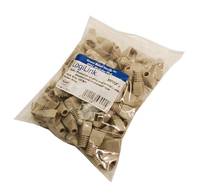 LogiLink - Steckerhülle - Grau (Packung mit 100)