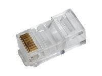 LogiLink - Patch-Anschluss - RJ-45 (M) - ungeschirmt (Packung mit 100)