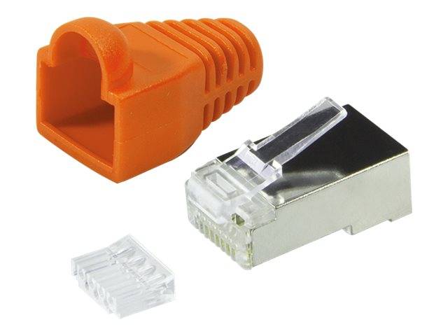 LogiLink - Netzwerkanschluss - RJ-45 (M) (Packung mit 100)