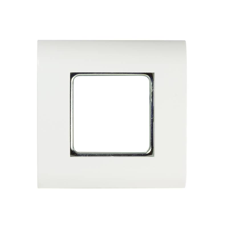 LogiLink Professional Unterputzrahmen 80 x 80 mm mit Ausschnitt 45 x 45 mm, reinwe