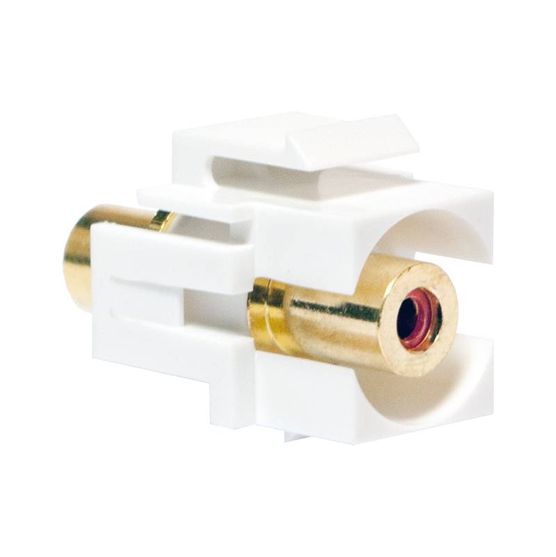 LogiLink Professional Keystone Verbinder Cinch Buchse > Cinch Buchse - rot