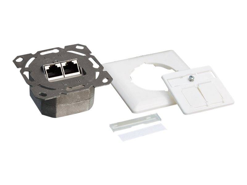 LogiLink - Anschlussdose, Unterputz - geeignet für Wandmontage