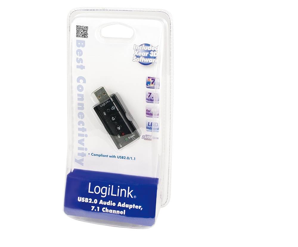 LogiLink USB Soundcard with Virtual 7.1 Soundeffects