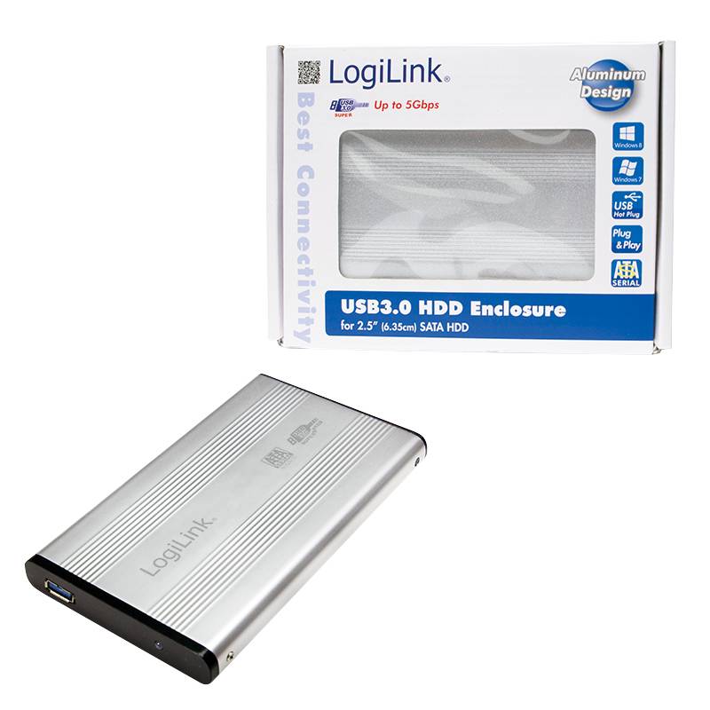 LogiLink - Speichergehäuse - 2.5"" (6.4 cm) - SATA 3Gb/s