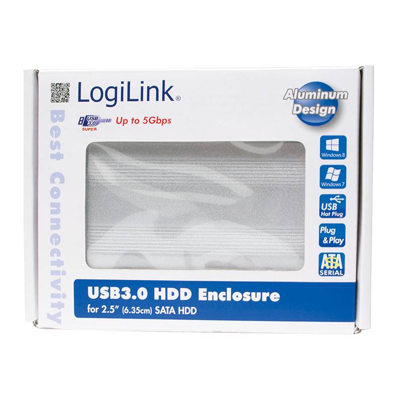 LogiLink - Speichergehäuse - 2.5"" (6.4 cm) - SATA 3Gb/s