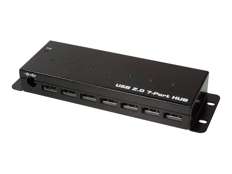 LogiLink USB 2.0 Hub 7-Port - Hub - 7 x USB 2.0