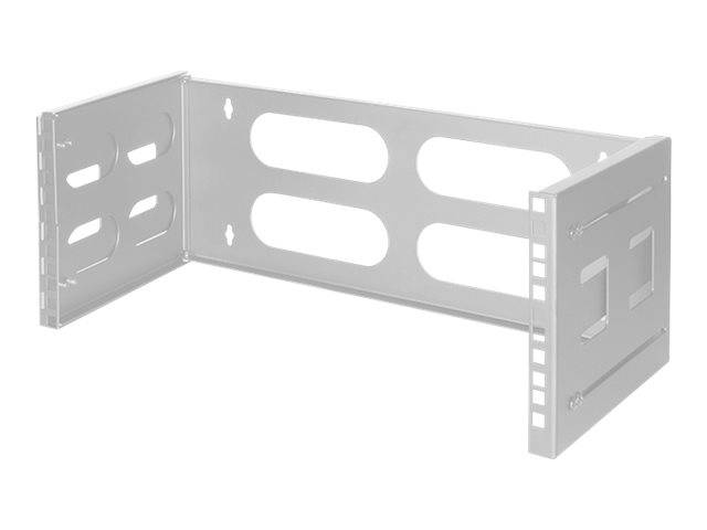 LogiLink - Rack Bracket - geeignet für Wandmontage - Hellgrau, RAL 7035 - 4U - 48.3 cm (19")