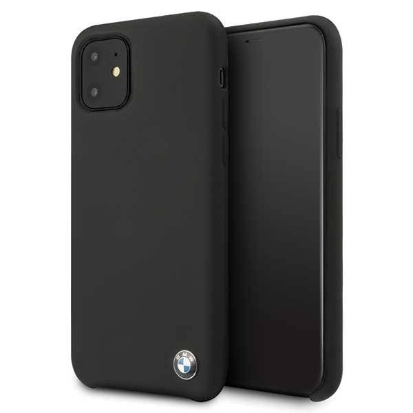 BMW - Apple iPhone 11 Pro Max - Original BMW Silikon Hard Cover Hülle Case Schutzhülle - Schwarz