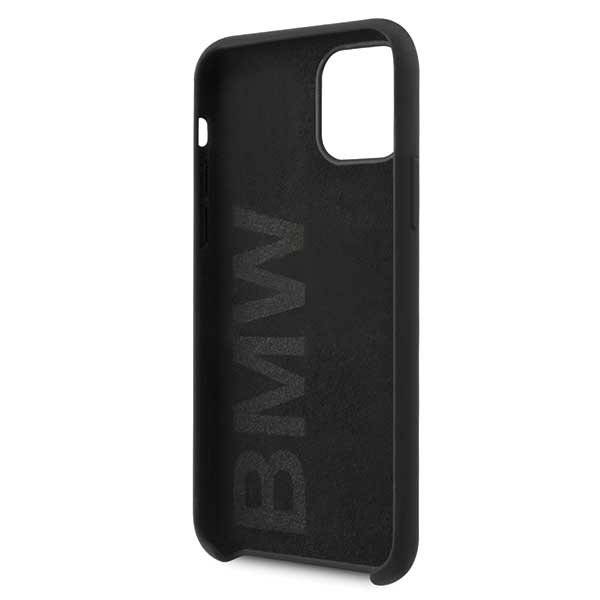 BMW - Apple iPhone 11 Pro Max - Original BMW Silikon Hard Cover Hülle Case Schutzhülle - Schwarz