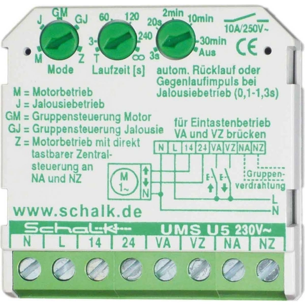 Schalk AUF/ZU-Steuerung UMS U5 (230V AC) Schalk AUF/ZU-Steuerung UMS U5 (230V AC)