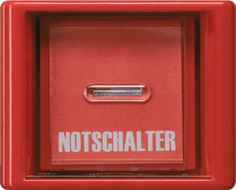 Jung Abdeckung Glasscheibe rt AS 561 GL RT