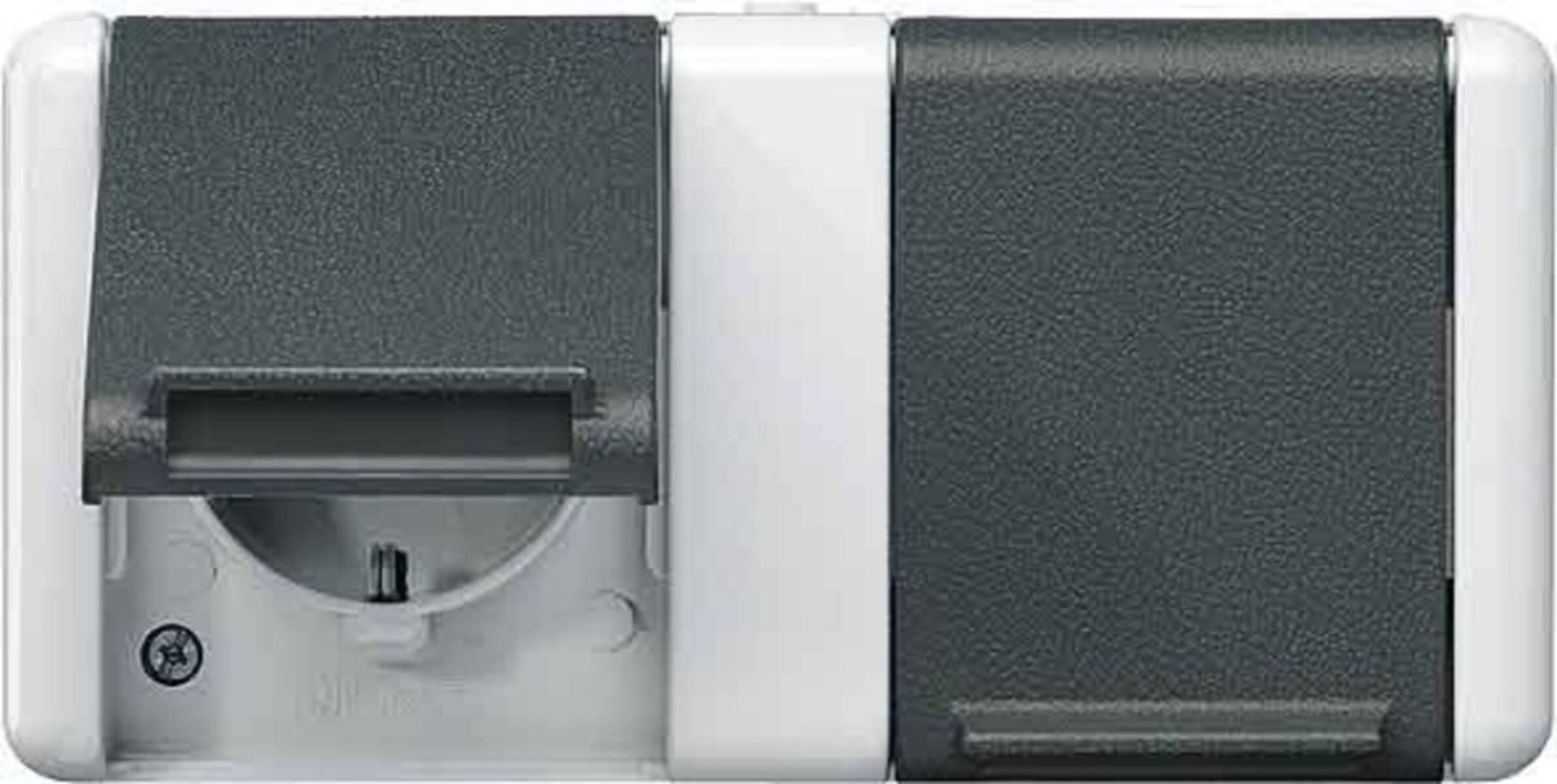 Jung SCHUKO-Steckdose 2-fach 8220-1 W