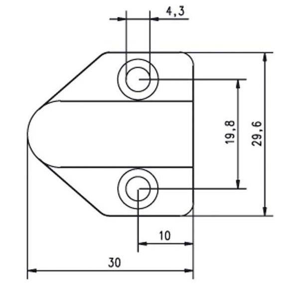 Assa Abloy effeff Kabelübergang 10318-30-----00