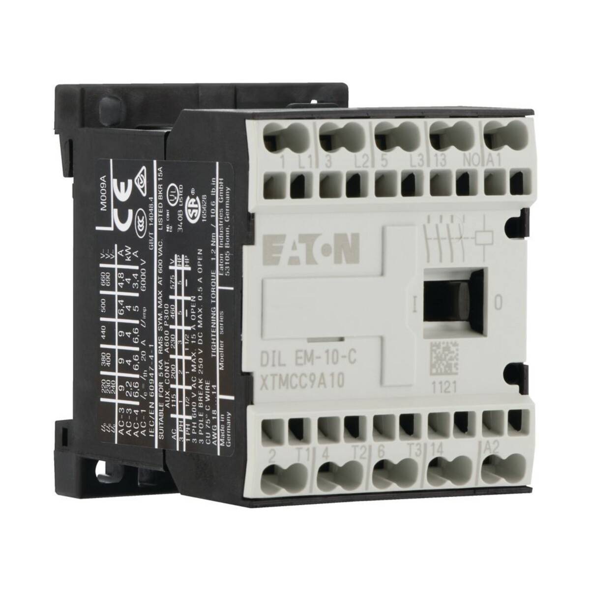 Eaton Leistungsschütz DILEM-10-G-C(24VDC)