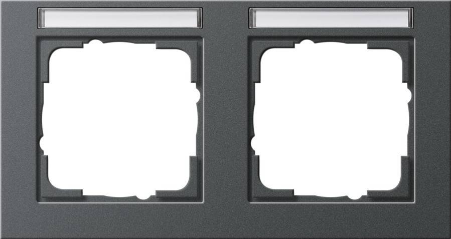 Gira Abdeckrahmen 2f. anth 109223