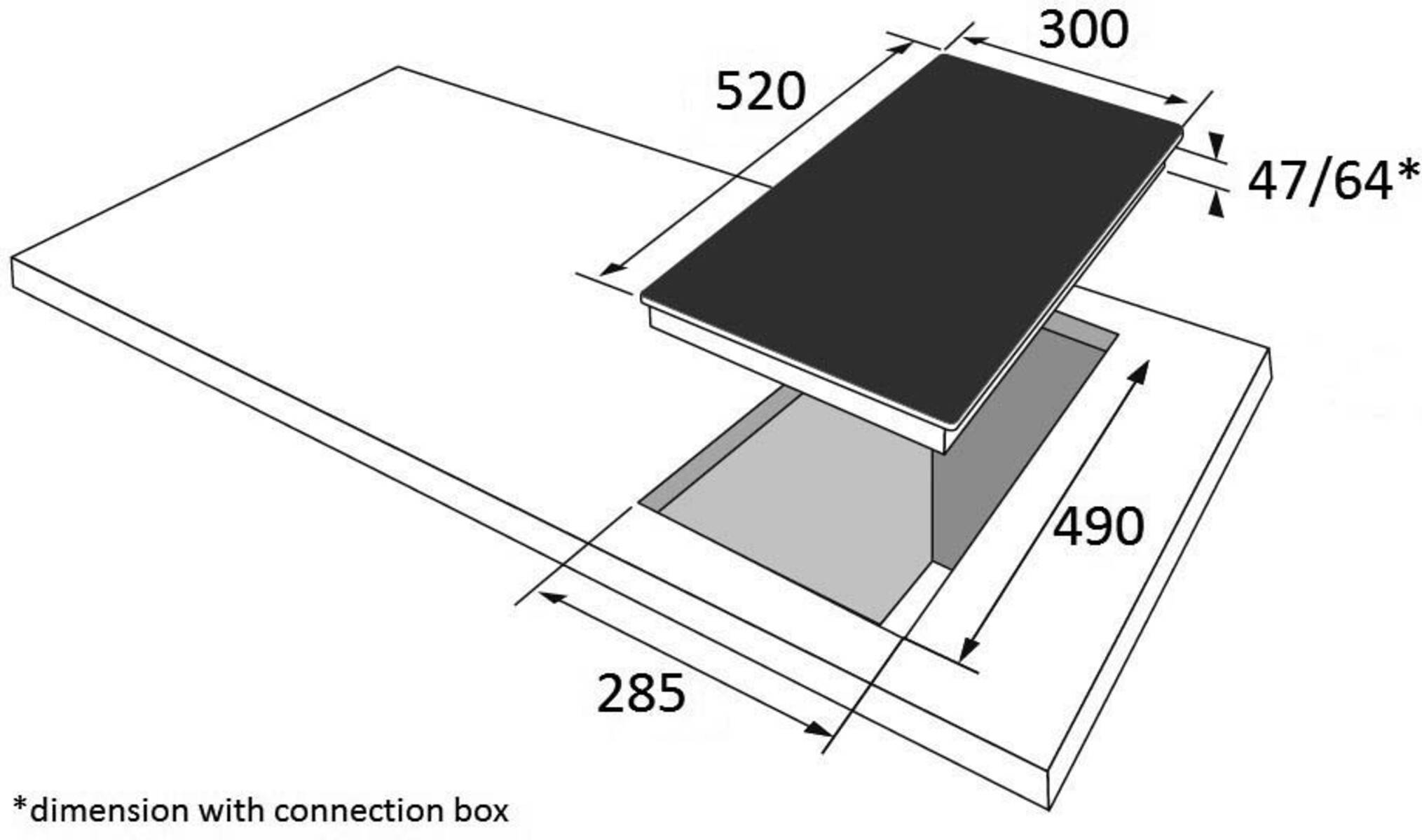 Amica EB-Autark-Kochfeld KMC 13281-3C