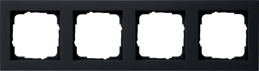 Gira Abdeckrahmen 4f. sw 021409