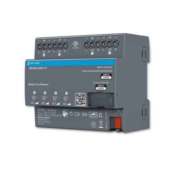 Busch-Jaeger Dimmaktor 4-fach DA/M.4.210.2.11