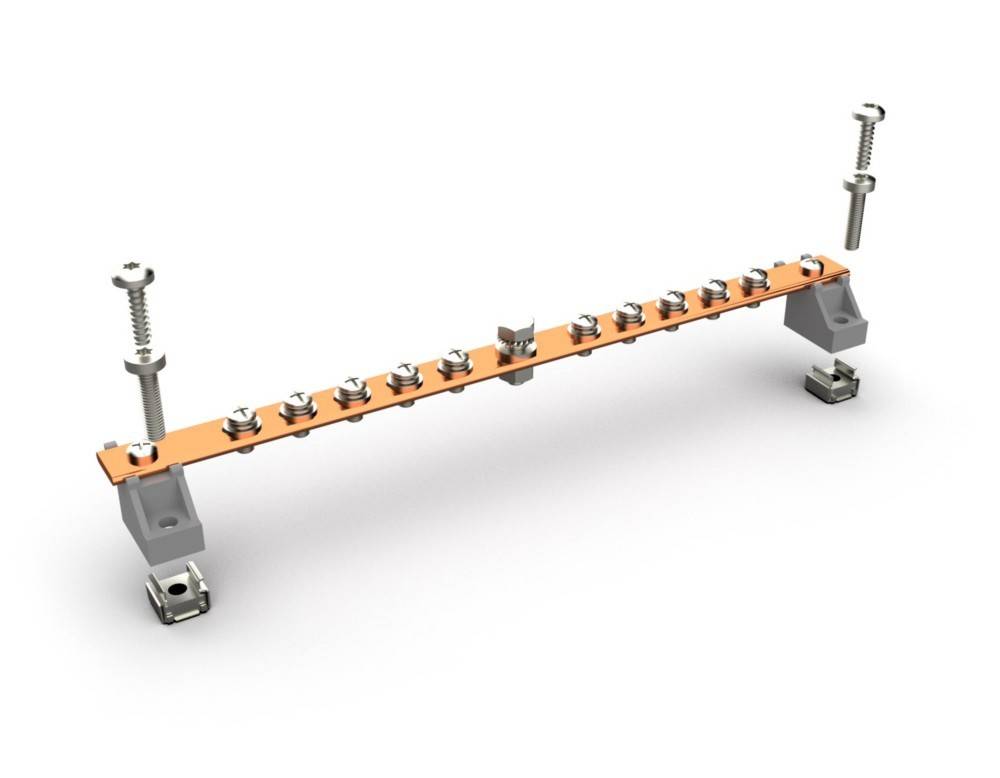 Enoc Erdungsschiene Kupfer EB S