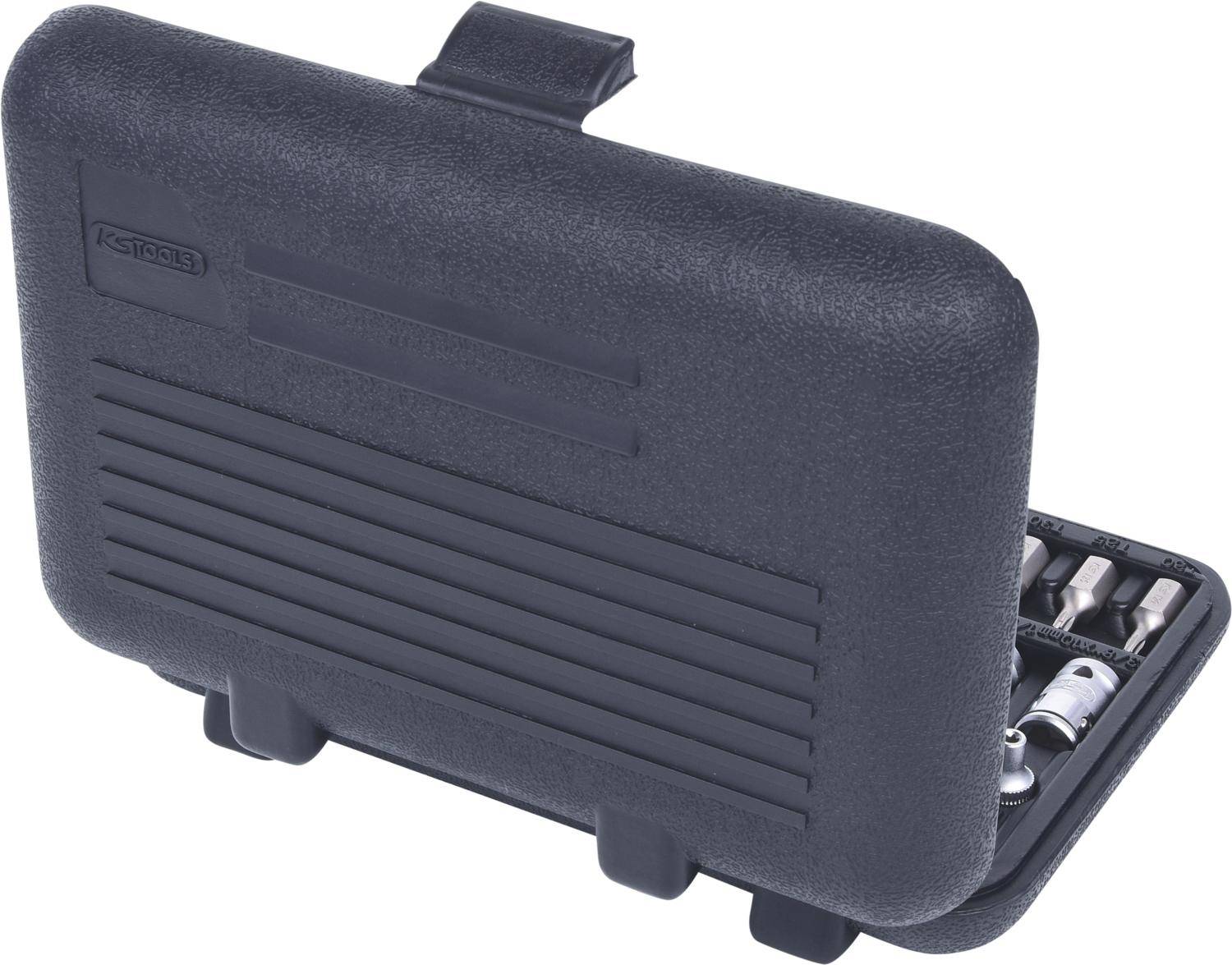 KS TOOLS Torx-Steckschlssel- und Bit-Satz, 30-tlg Bits mit Bohrung