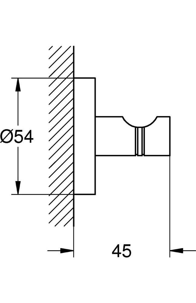 GROHE Bademantelhaken ESSENTIALS ha graph gebü