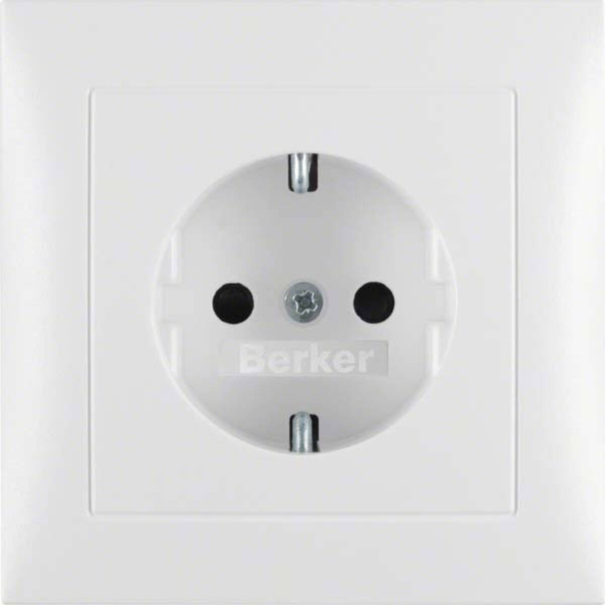 Berker Schuko-Steckdose pws/matt 47429909