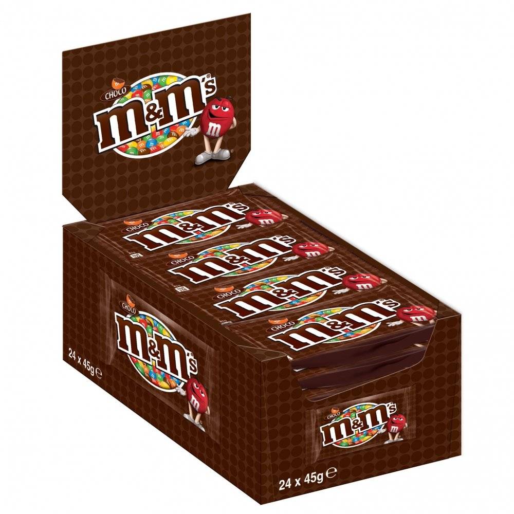 m&m's Chocolate 24x45g Inhalt: 1080g