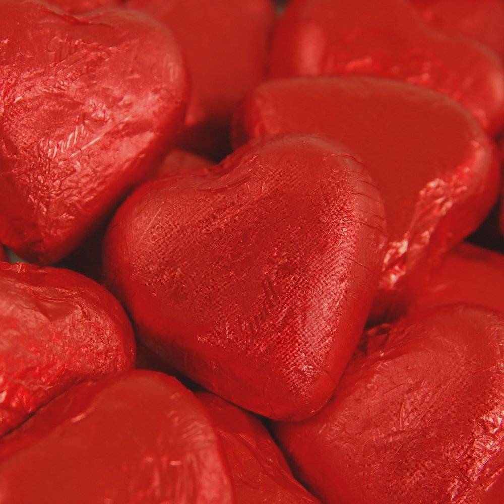 Lindt Herzli Milch rot 2,5kg Inhalt: 2500g