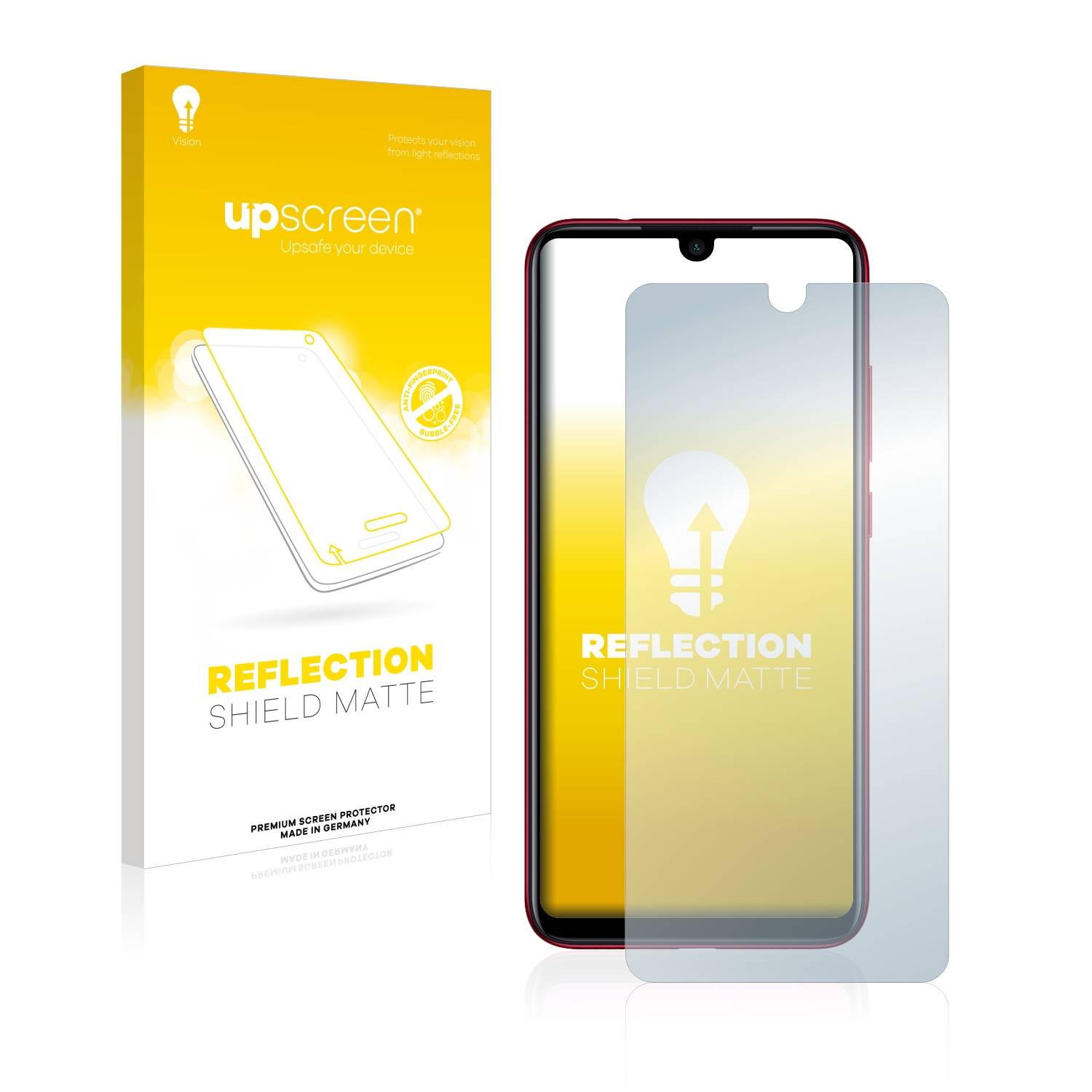 upscreen Reflection Shield Matt Schutzfolie für Xiaomi Redmi Note 7