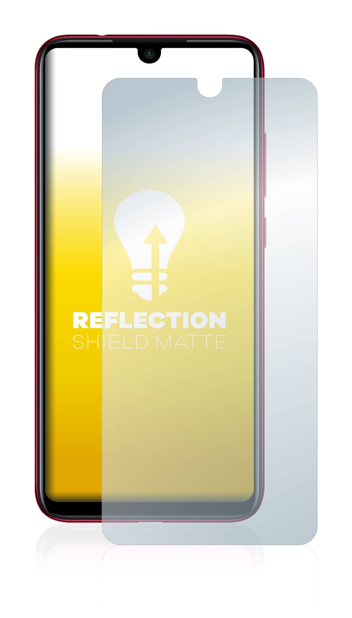 upscreen Reflection Shield Matt Schutzfolie für Xiaomi Redmi Note 7