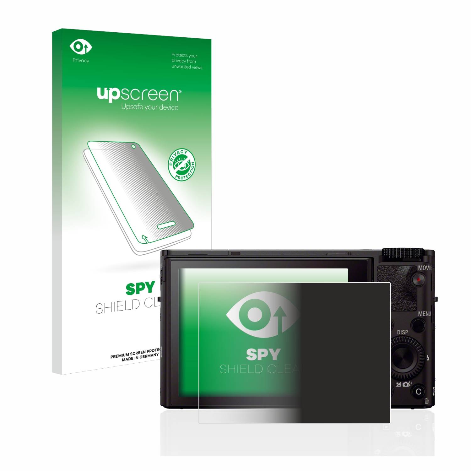 upscreen Spy Shield Sichtschutz-Folie für Sony Cyber-Shot DSC-RX100 III
