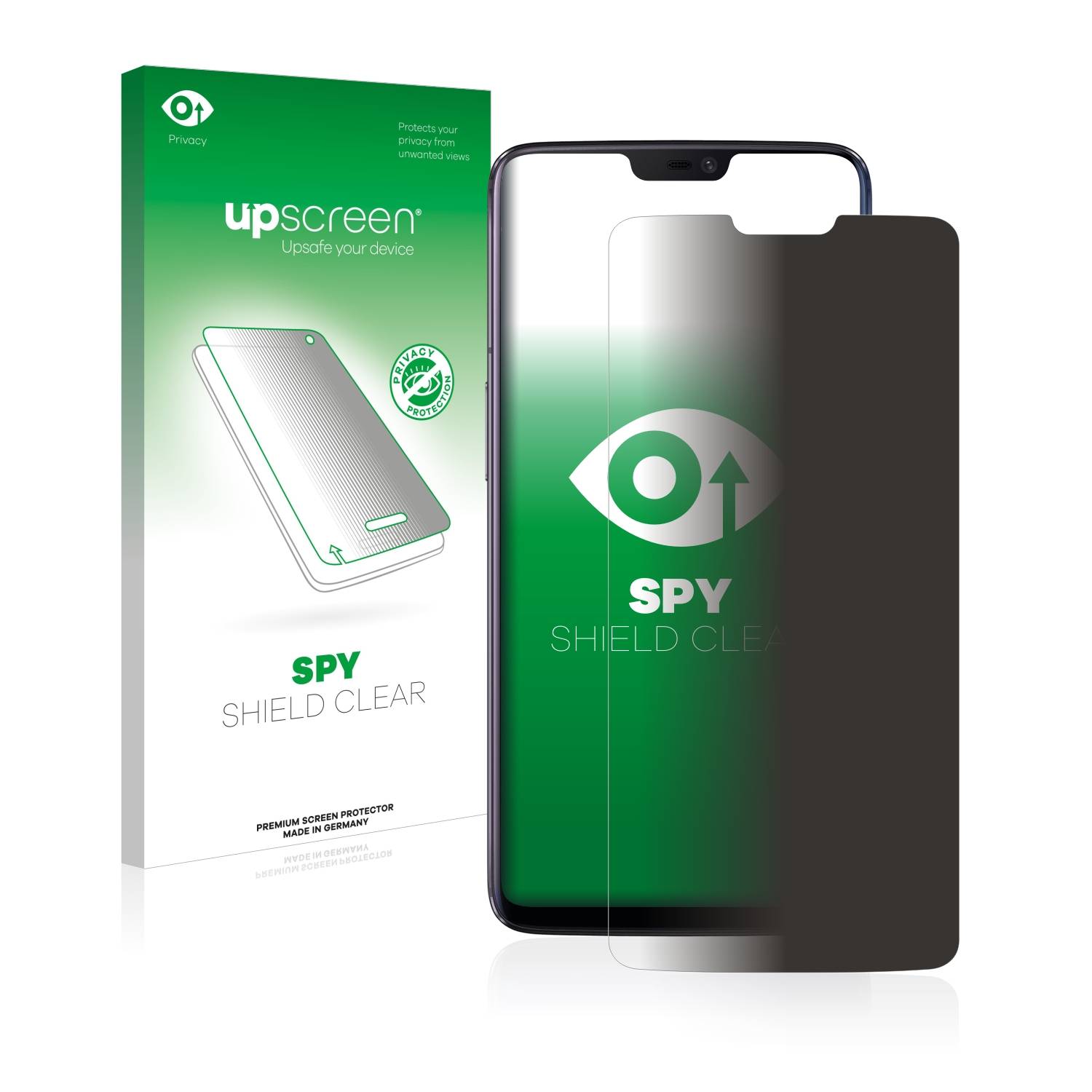 upscreen Spy Shield Sichtschutz-Folie für OnePlus 6