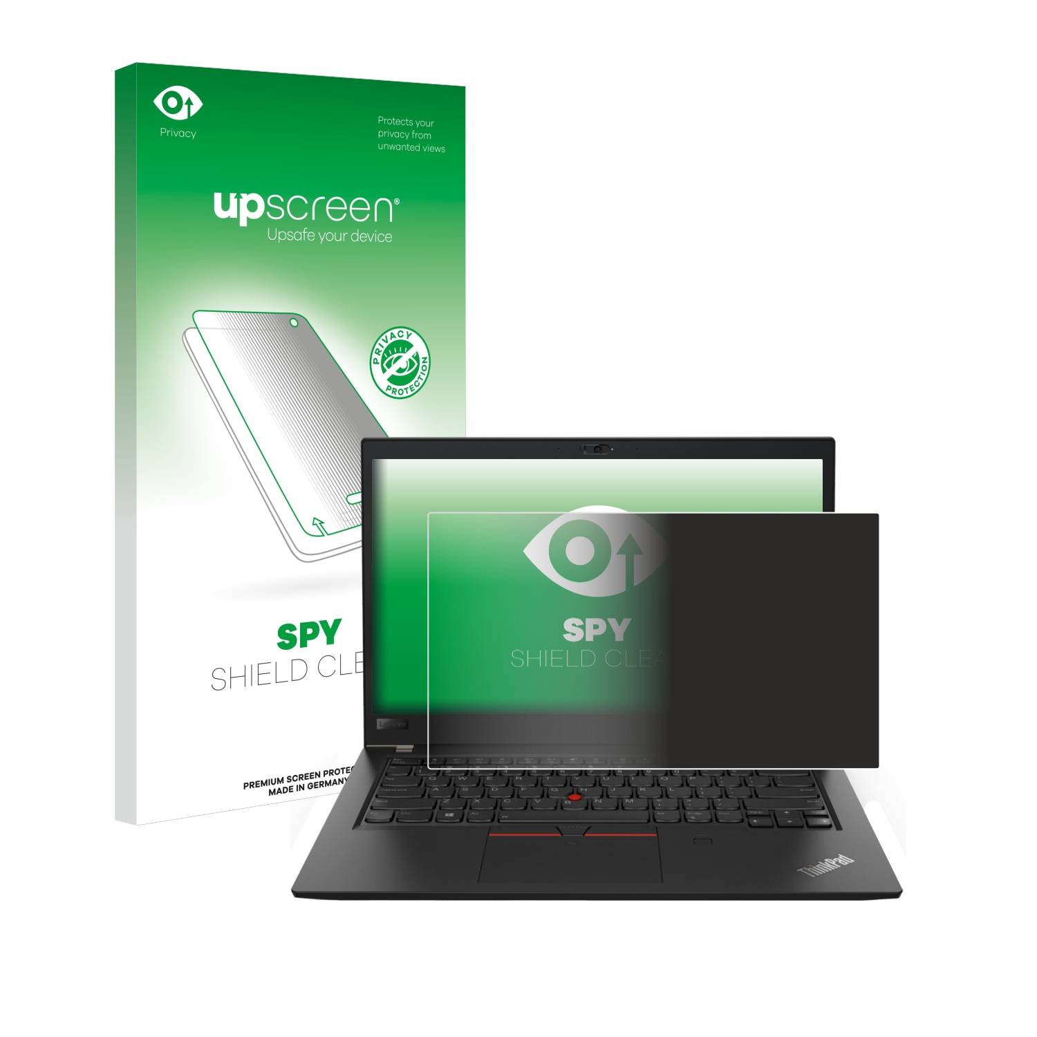 upscreen Spy Shield Sichtschutz-Folie für Lenovo ThinkPad T480s