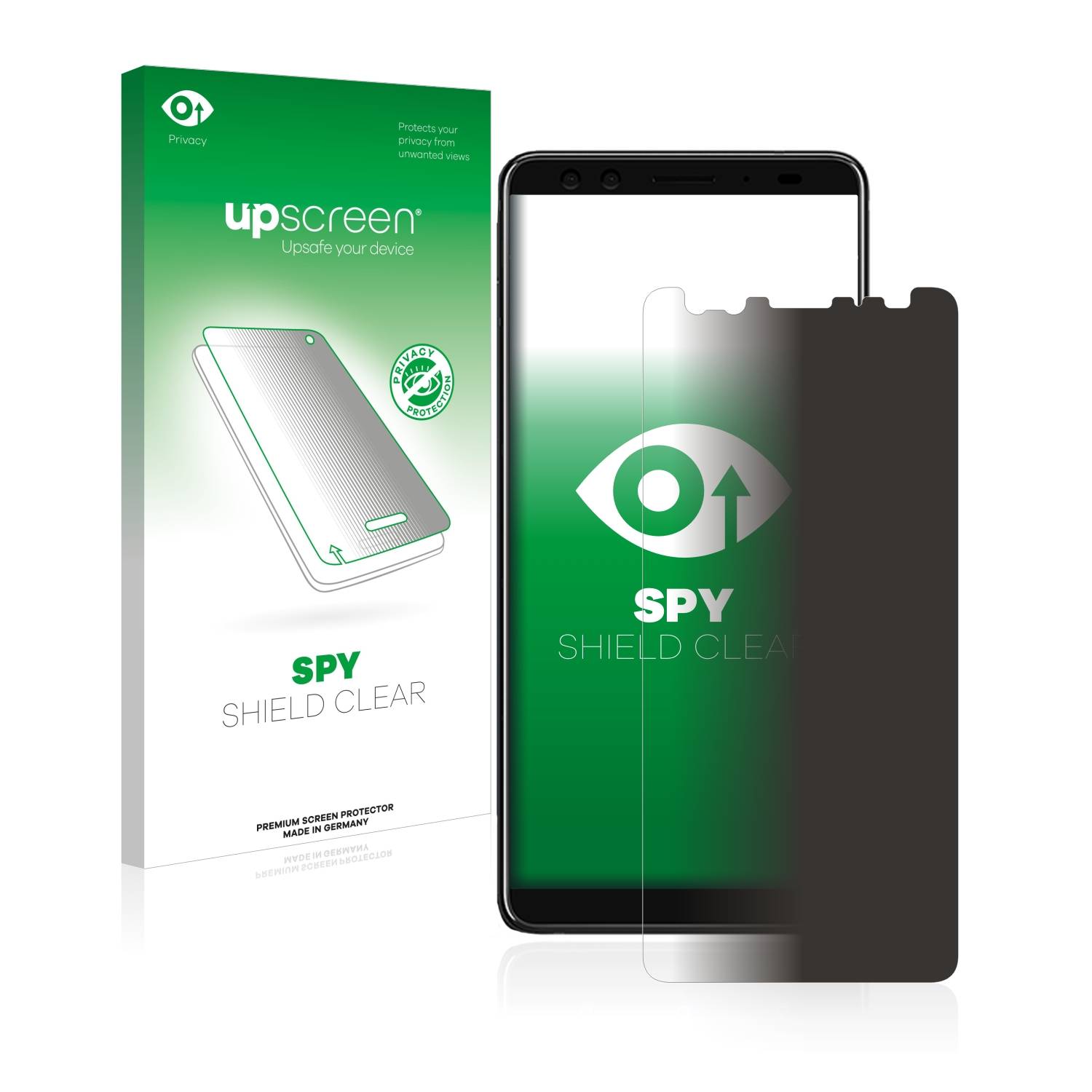 upscreen Spy Shield Sichtschutz-Folie für HTC U12 Plus