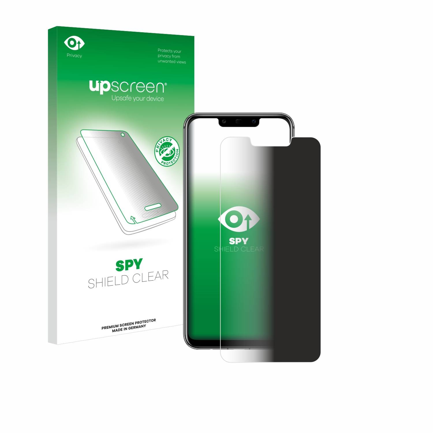 upscreen Spy Shield Sichtschutz-Folie für Huawei Mate 20 lite