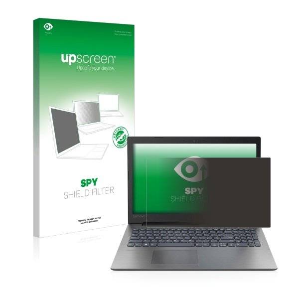 upscreen Spy Shield Filter Premium Blickschutzfilter für Lenovo Ideapad 330 (15.0)