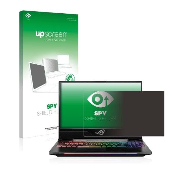 upscreen Spy Shield Filter Premium Blickschutzfilter für Asus ROG Strix Hero II